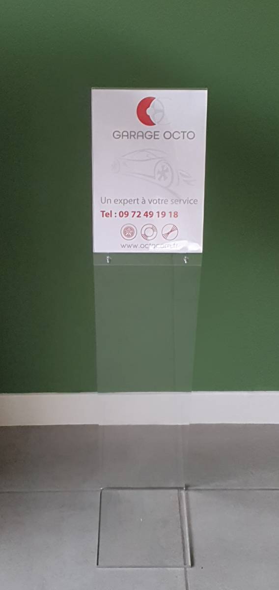 presentoir a4 sur pied