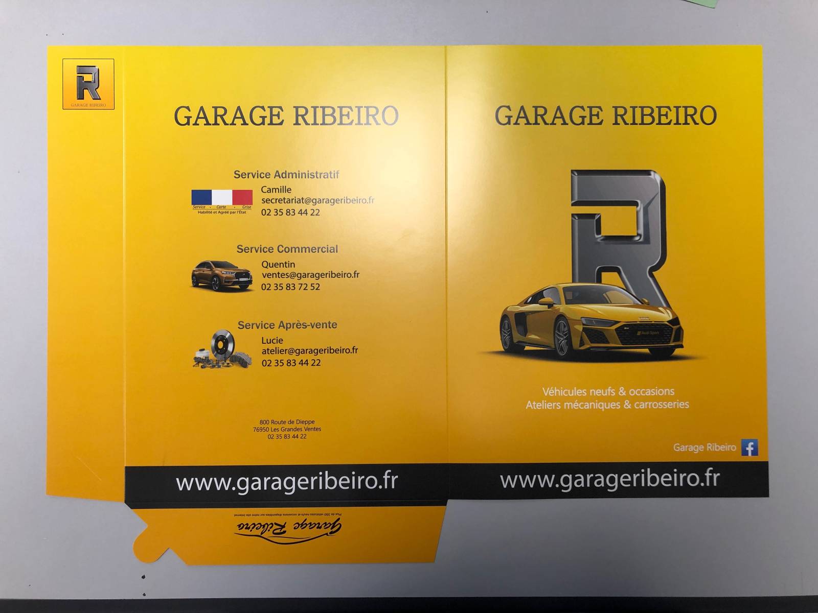 pochette à rabat 2 volets dans la seine maritime