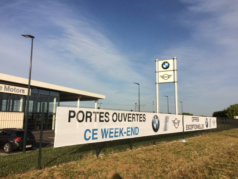 banderole personnalisée à bordeaux dans la gironde