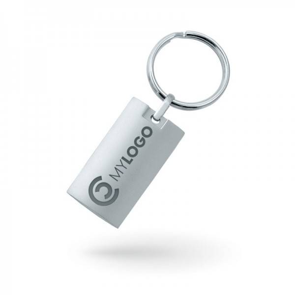 porte-clé en métal zamac bombé sur les 2 faces